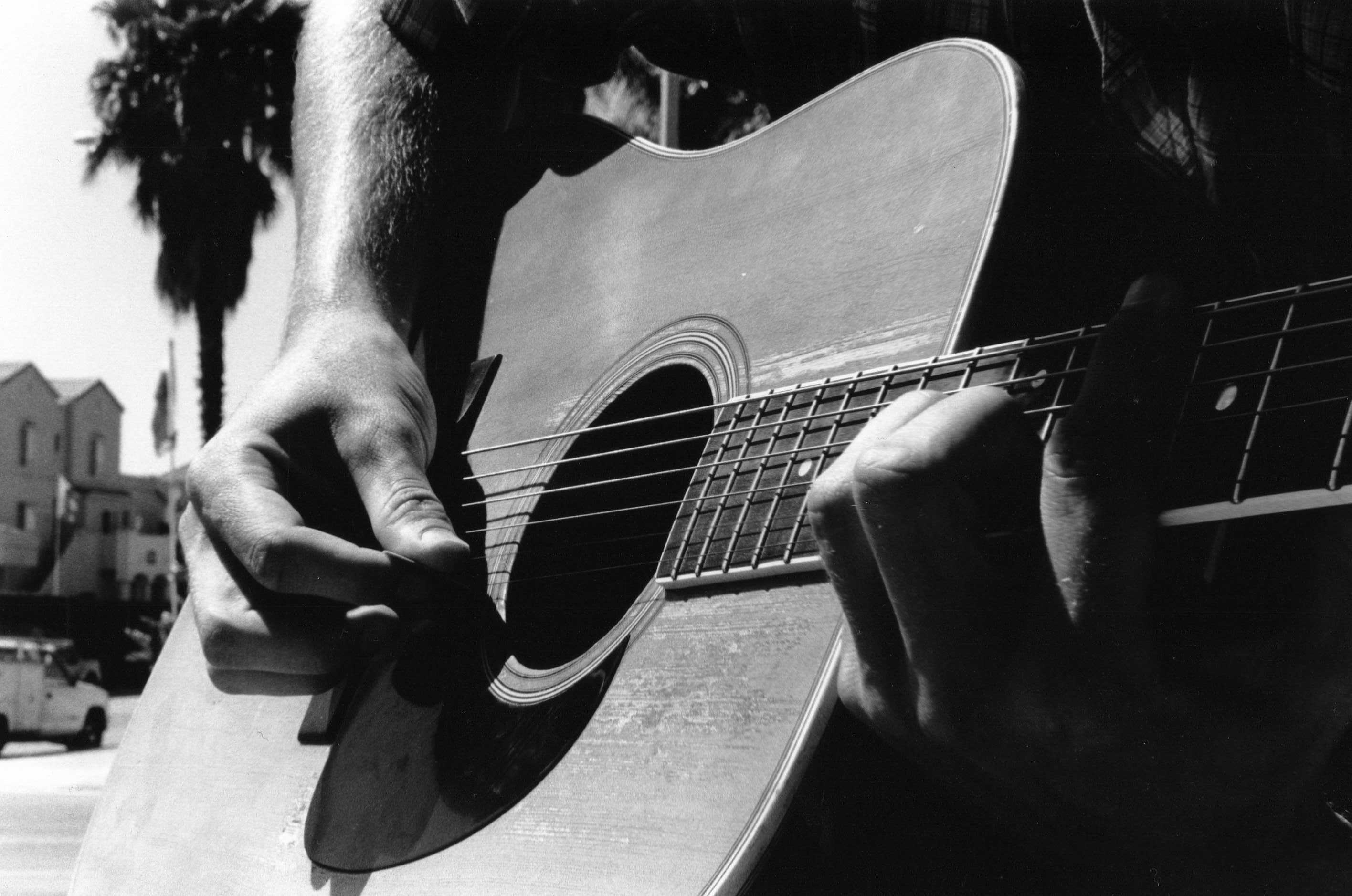 guitar in hand